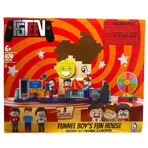 Brand New FGTEEV Funnel Boy's Fun House Buildable Set 474 Pieces